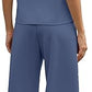 💕2025 Top casual + pantaloni cu picioare largi