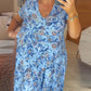 💝 Rochie cu imprimeu floral și decolteu în V