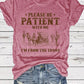 👕I'M From 1900S✨ Tricou vintage pentru femei cu imprimeu cu litere și guler rotund