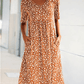 🔥 Rochie florală casual pentru femei din bumbac cu gât rotund (8 culori cu buzunare)