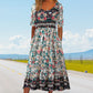🔥 Rochie Bohemian Print