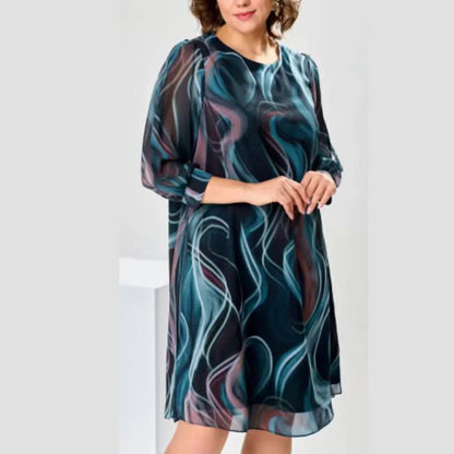 👗Femei la modă respirabil rochie vrac