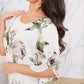 👗Rochie din șifon Blush Petal Flow- elegantă și sofisticată 🌸