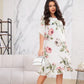 👗Rochie din șifon Blush Petal Flow- elegantă și sofisticată 🌸