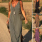 ✨V-Neck rochie lungă