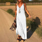 ✨V-Neck rochie lungă
