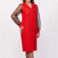 【S-4XL】💖Rochie de modă pentru femei cu guler blazer și mâneci cu buline