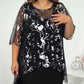 👗Chiffon moda fusta negru