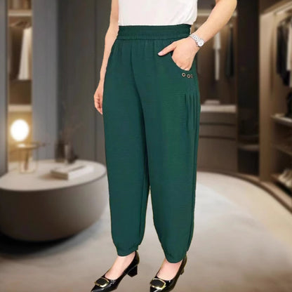 💥 Pantaloni casual răcoroși respirabili pentru femei🎁