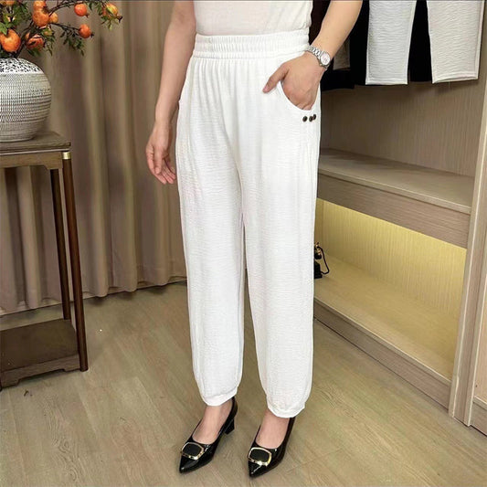 💥 Pantaloni casual răcoroși respirabili pentru femei🎁