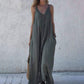 Femei V-neck Spaghetti Strap Maxi Dress