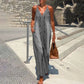 Femei V-neck Spaghetti Strap Maxi Dress