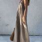 Femei V-neck Spaghetti Strap Maxi Dress