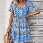 Rochie cu decolteu în V în stil Boho Resort