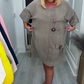 👗 Rochie casual monocromă cu lungimea genunchiului pentru femei