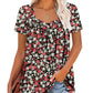 🔥Vânzare fierbinte de vară 49% OFF🌸Femei de vară plisat imprimate mâneci scurte👚