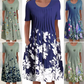 【S-3XL】👗Rochie florală cu gât rotund