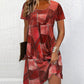 🌟  Rochie casual patchwork pentru femei