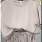 ✨Set cu tricou cu mânecă scurtă și pantaloni de jogging cu picior larg, cu dungi laterale