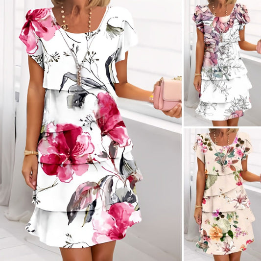 👗 Mini rochie A-line stratificată