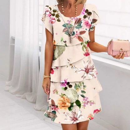 👗 Mini rochie A-line stratificată
