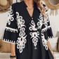 【S-XL】🌸Rochie casual cu imprimeu și decolteu în V