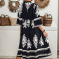 【S-XL】🌸Rochie casual cu imprimeu și decolteu în V