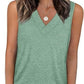 ✨Femeie fără mâneci V-Neck Slimming Loose Fit Casual Tank Top