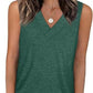✨Femeie fără mâneci V-Neck Slimming Loose Fit Casual Tank Top