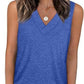 ✨Femeie fără mâneci V-Neck Slimming Loose Fit Casual Tank Top