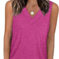 ✨Femeie fără mâneci V-Neck Slimming Loose Fit Casual Tank Top