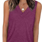 ✨Femeie fără mâneci V-Neck Slimming Loose Fit Casual Tank Top