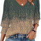 ✨Femei Dressy Casual 3/4 Lungime Maneca Bluze cu manșete Smocked