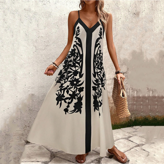 🔥[S-2XL]💃Rochii maxi cu curea spaghetti pentru femei🥰
