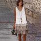 Women’s Stylish Patchwork Sleeveless Dress