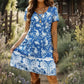 Rochie cu imprimeu etnic