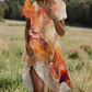 [S-3XL]✨Rochie elegantă cu degrade de culori