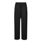 Pantaloni casual pentru femei, cu nasturi laterali și croi larg