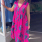🌸[S-3XL]🌿Rochie maxi imprimată fără mâneci pentru femei