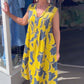 🌸[S-3XL]🌿Rochie maxi imprimată fără mâneci pentru femei