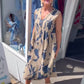 🌸[S-3XL]🌿Rochie maxi imprimată fără mâneci pentru femei