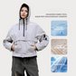 Jacheta casual Softshell cu glugă