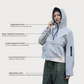 Jacheta casual Softshell cu glugă